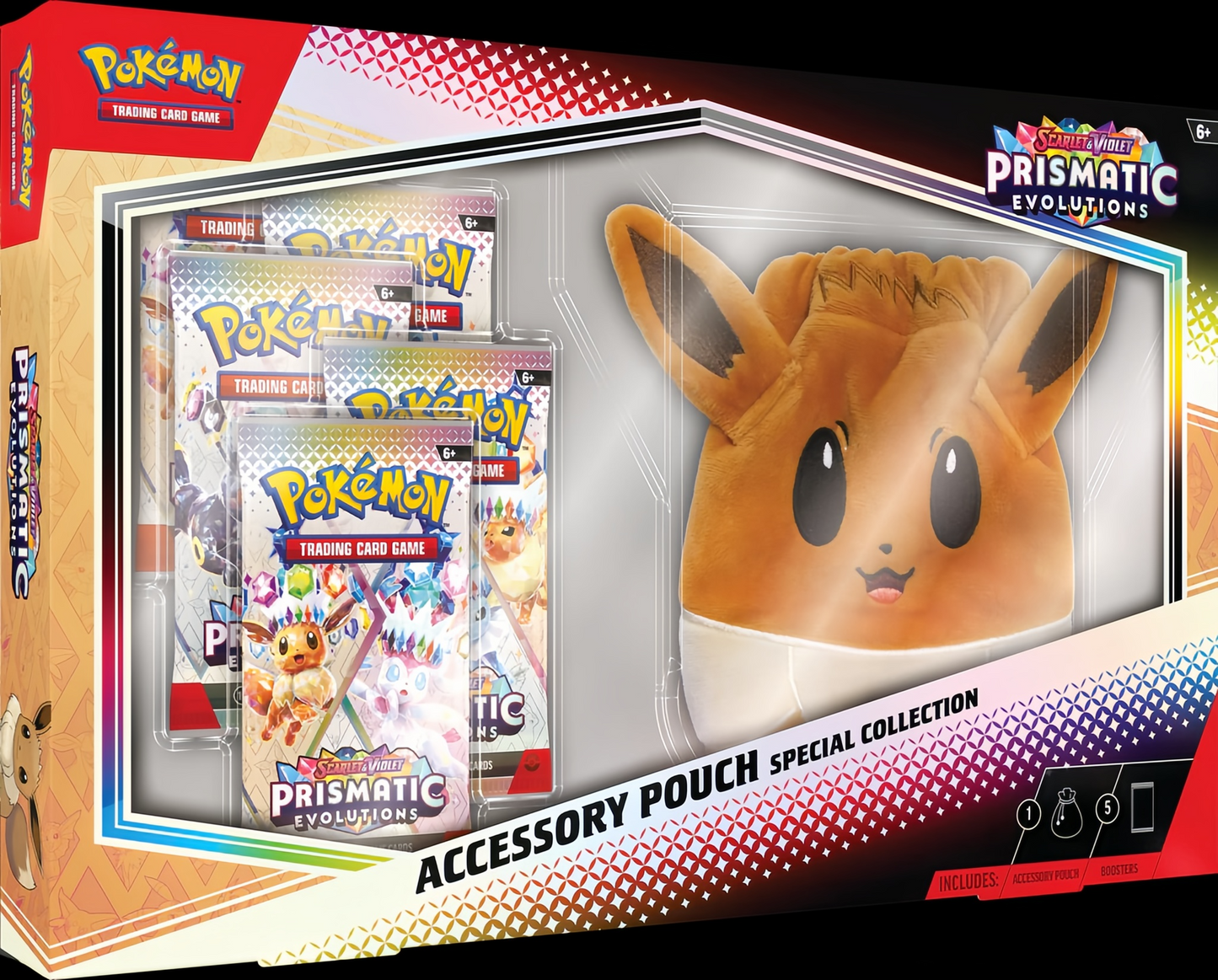 Pokémon Cards Prismatic Evolutions Accessory Pouch